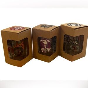 Lazy Dog Beer Club Set of 3 Glasses #15 #19 And The Spy Who Loved Beer